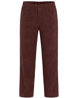 Issey Miyake Pleated Pants - Red