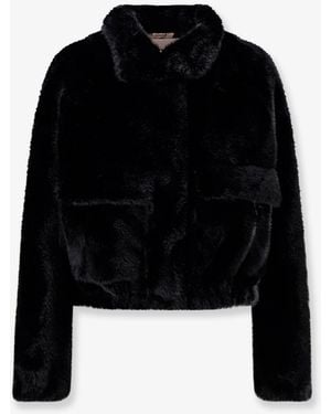 VALENTINI 1972 Faux Fur Jacket - Black