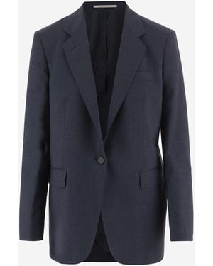 Tagliatore Wool Jacket - Blue