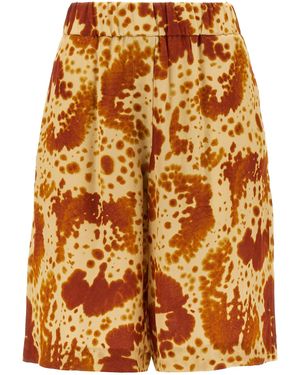 Dries Van Noten 'Pomy Bis' Bermuda Shorts - Orange