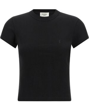 Saint Laurent 'Cassandre' T-Shirt - Black
