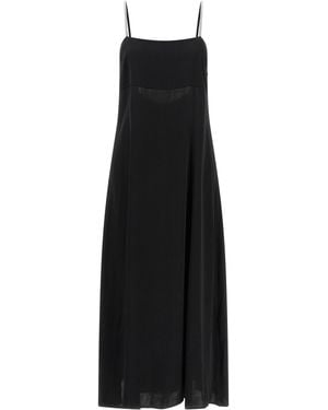 Peserico Viscose Long Dress - Black