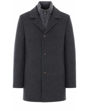Moorer Light Monferrato Padded Coat - Blue