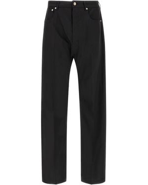 Rick Owens Wool Jeans Denim Clothing - Black