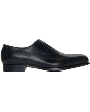 D 40 Leather Oxford Shoes - White