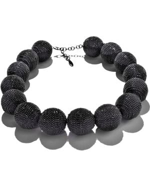 Brunello Cucinelli Monili Bead Necklace - Black