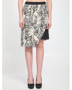 Emanuel Ungaro Animalier Print Skirt - Multicolor