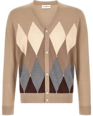 Ballantyne Cardigan Argyle - Multicolor