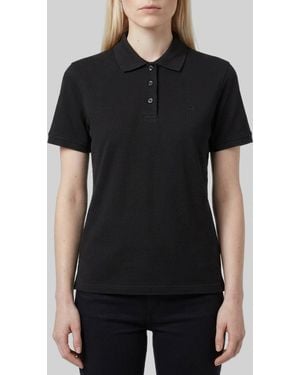 Saint Laurent Petit Polo Broderie Cassandre - Black