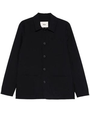 Altea 'Constantin Seersucker' Jacket - Black