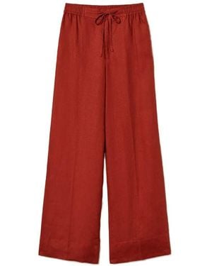 Twinset Twinset Drawstring Palazzo Pants - Red