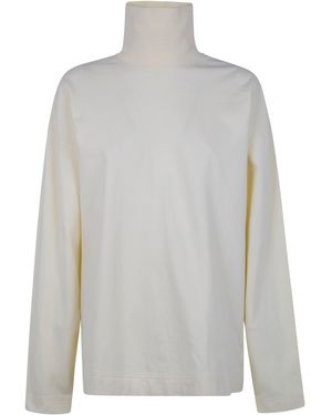 Phoebe Philo Relaxed Long Sleeve Jersey - White