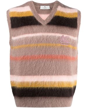 Etro Vest With Stripe Pattern - Multicolor