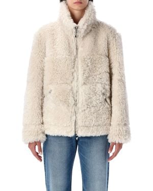 Urbancode Reversible Faux Fur Jacket - Natural