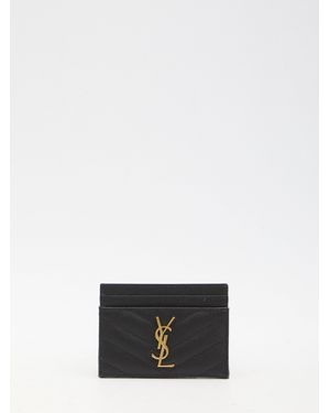 Saint Laurent Cassandre Cardholder - White