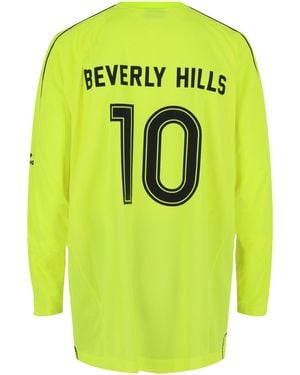 Balenciaga Oversized Long Sleeve Soccer Shirt - Green