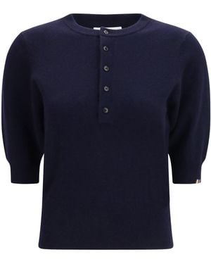 Extreme Cashmere Crew-Neck Sweater N°477 Mimi - Blue