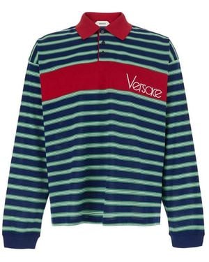 Versace Polo Sweater - Blue