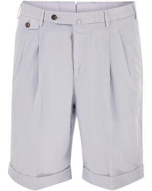 PT Torino Tailored Bermuda Shorts - Blue