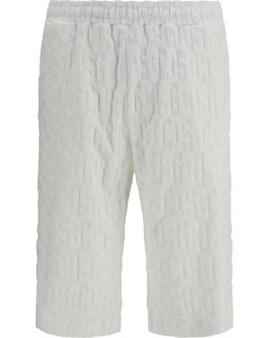 Gcds Shorts Monogram Optic - Gray
