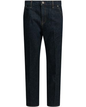 KHAITE "Rossi" Straight-Leg Jeans - Blue