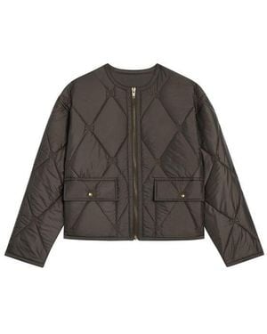 Celine Quilted Jacket - Black