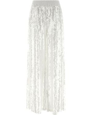 Norma Kamali 'Boyfriend Elephant' Pants - White