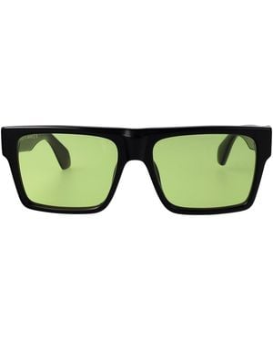 Off-White c/o Virgil Abloh Acetate Sunglasses - Green