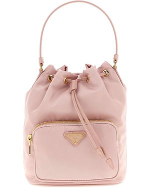 Prada Duet' Bucket Bag - Pink