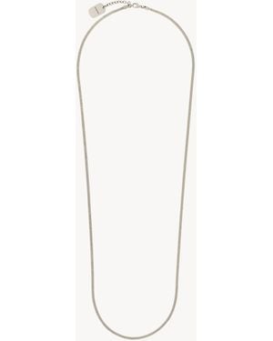 Saint Laurent Chain Necklace - White