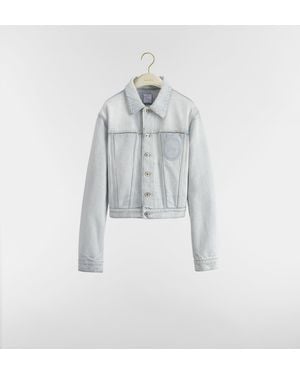 Dior Médaillon" Denim Jacket - White