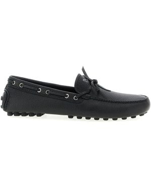 Prada Leather Loafers - Black