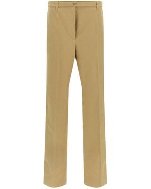 Prada Panama Old Cotton Pants - Natural