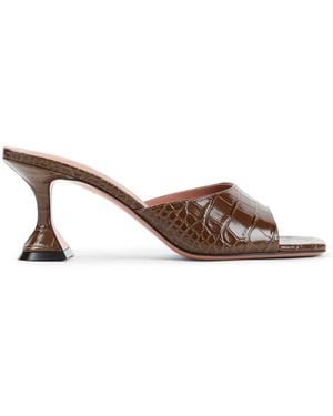 AMINA MUADDI Lupita Slipper 70 - Brown
