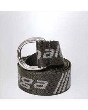 Balenciaga Dring Belt With Loop Sports Icon Motif - Metallic