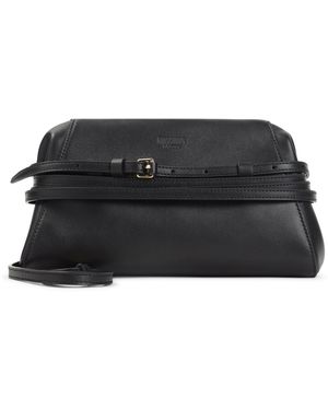 Moschino Belt-Detail Clutch - Black
