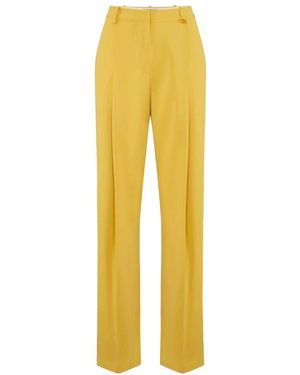 Elisabetta Franchi Wide Pants - Yellow