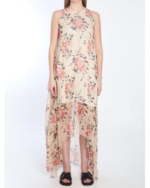 Loewe Silk Dress - Natural