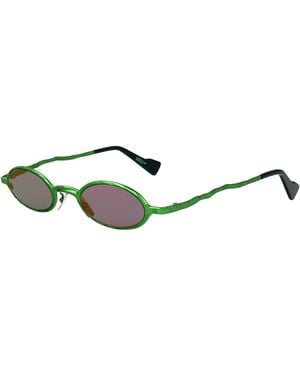 Kuboraum Sunglasses Maske Z24 Metal - Green