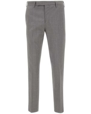 PT Torino Tailored Wool Pants - Gray