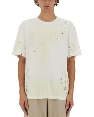 Helmut Lang T-Shirt With Print - White