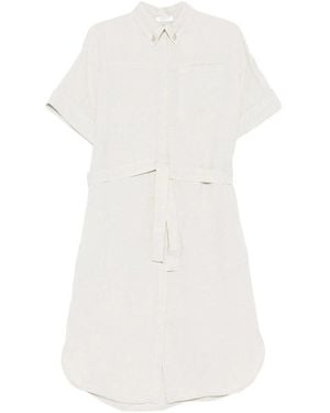 Panicale Dresses Neutral - White