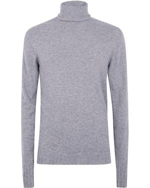 MD75 Cashmere Turtle Neck Sweater - Blue