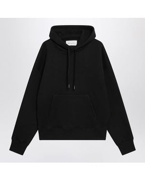 Ami Paris Long-Sleeve Hoodie - Black