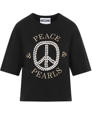 Moschino Cotton T-Shirt - Black