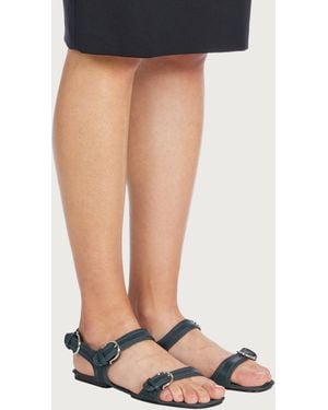 Ferragamo Sandal — /Petrol - Blue