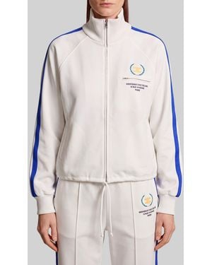Celine Double-Face Jersey Tracksuit Jacket - White