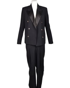 Brunello Cucinelli Wool Tailored Suit - Black