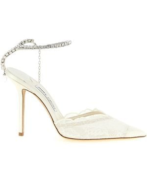 Jimmy Choo 'Saeda' Pumps - White