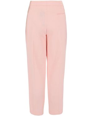 McQueen Straight Leg Cigarette Pants - Pink